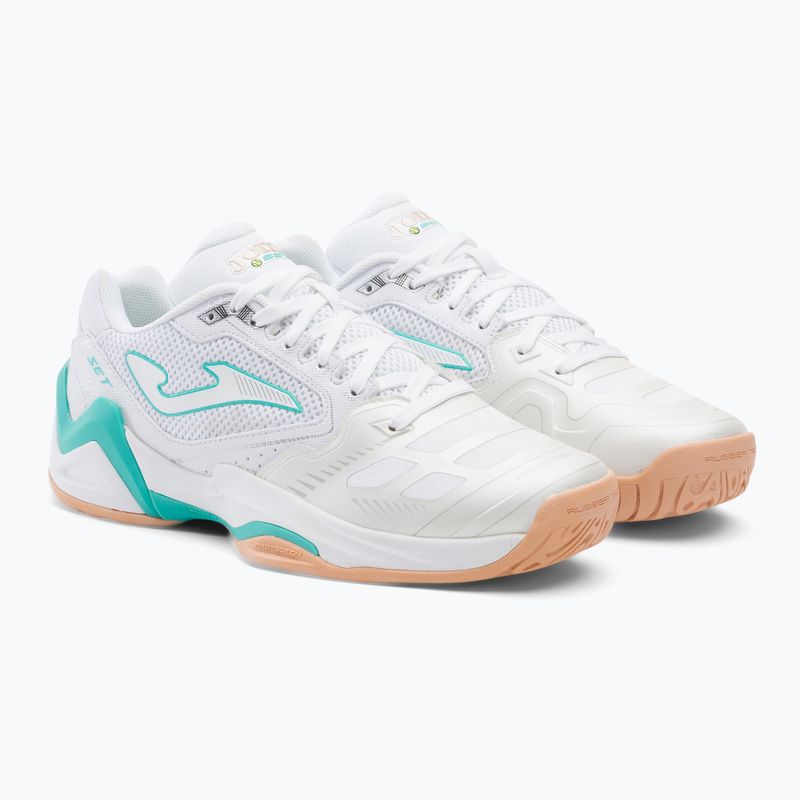Joma T.Set női tenisz cipő fehér és kék TSELS2302T 4
