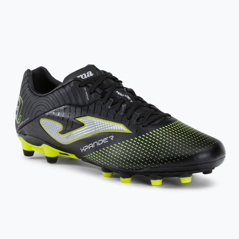 Joma férfi futballcipő Xpander FG fekete/citromsárga fluor