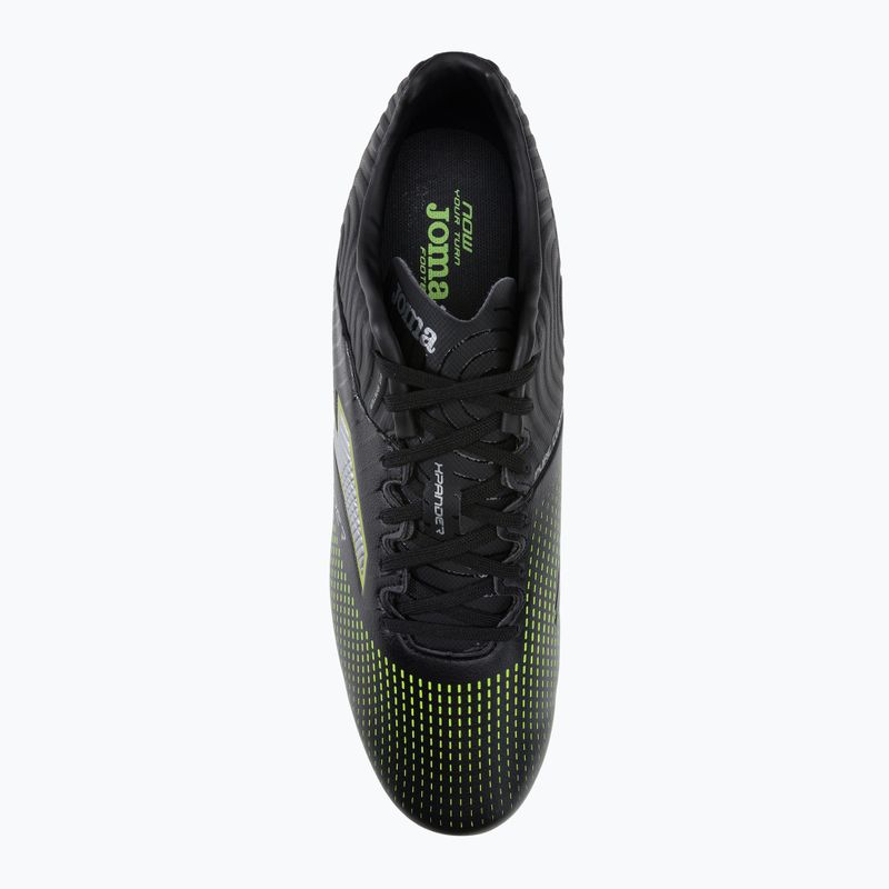 Joma férfi futballcipő Xpander FG fekete/citromsárga fluor 6