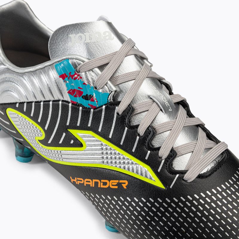Joma férfi futballcipő Xpander FG fekete/ezüst 8