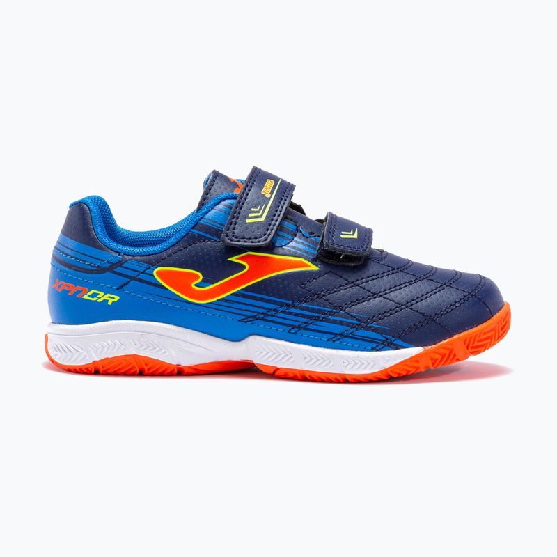 Joma Xpander IN navy/orange fluor gyermek focicipő 11