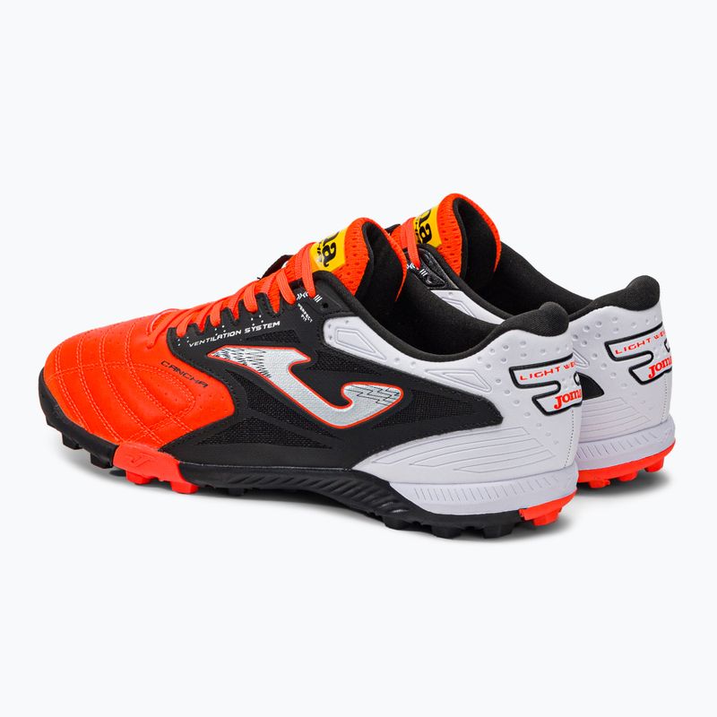 Joma Cancha TF férfi futballcipő narancssárga/fekete 3
