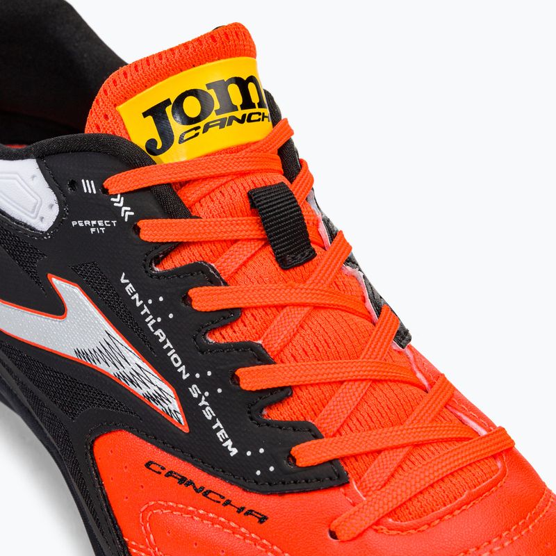 Joma Cancha TF férfi futballcipő narancssárga/fekete 8