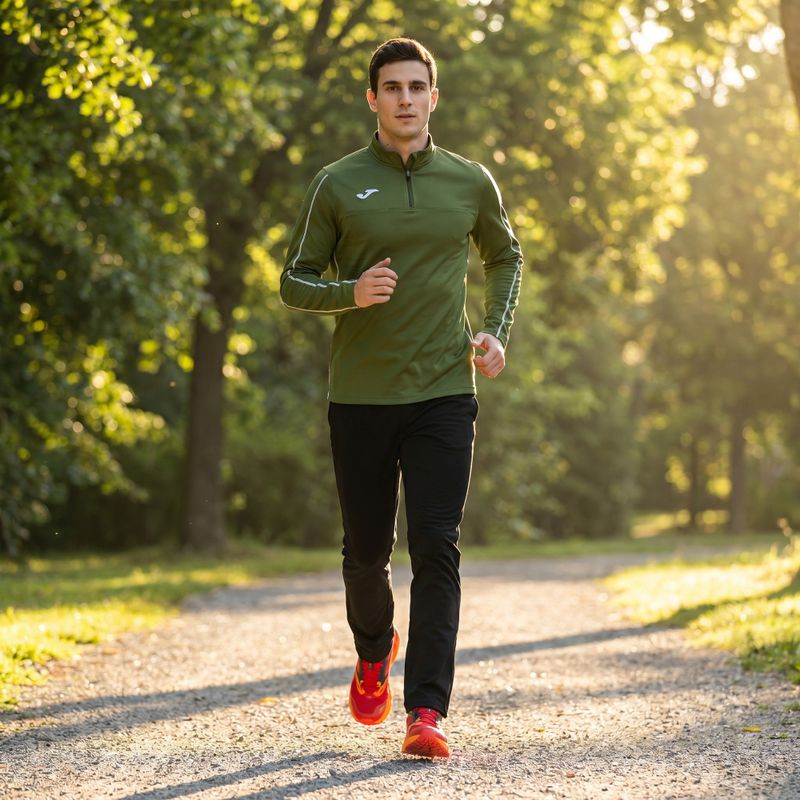 Férfi Joma R-Trail Nature khaki színű futó melegítőfelső 11