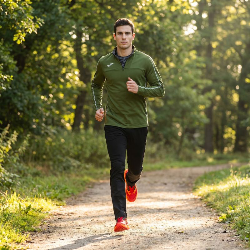 Férfi Joma R-Trail Nature khaki színű futó melegítőfelső 12