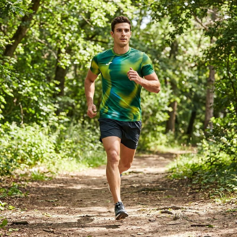 Férfii futópóló Joma R-Trail Nature green 9