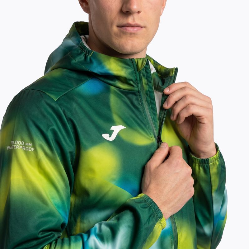 Férfi Joma R-Trail Nature Raincoat futókabát zöld 103218 3