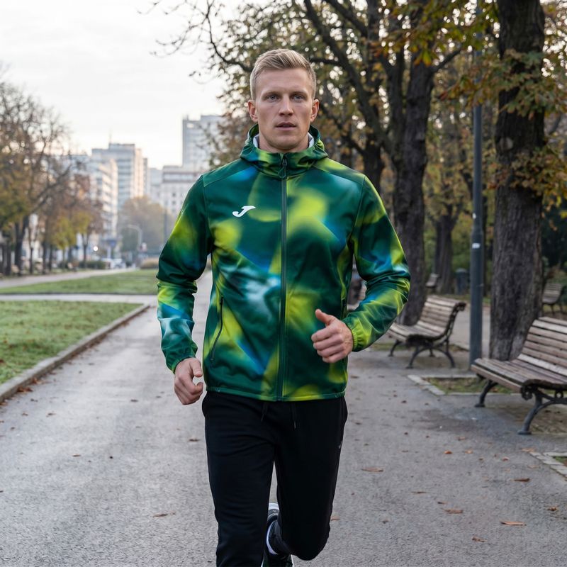 Férfi Joma R-Trail Nature Raincoat futókabát zöld 103218 12