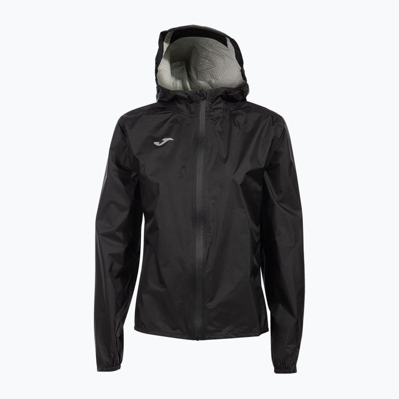 Női futókabát Joma R-City Iconic esőkabát fekete