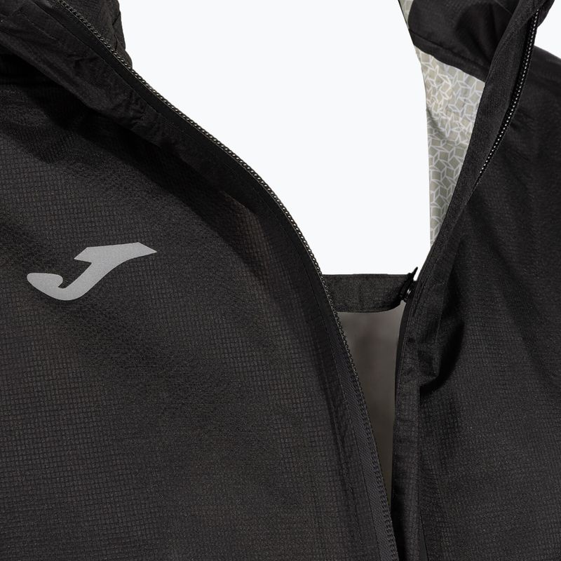 Női futókabát Joma R-City Iconic esőkabát fekete 6