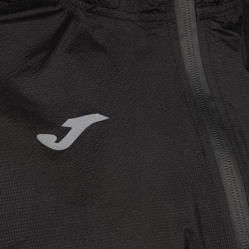 Női futókabát Joma R-City Iconic esőkabát fekete 7