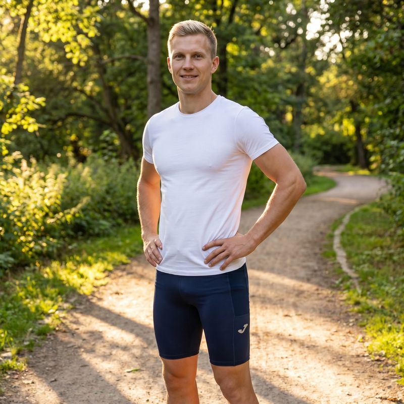 Férfi Joma Elite X Short Tights futó rövidnadrág sötétkék 700038.300 13