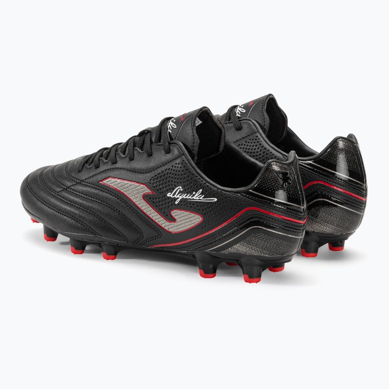 Férfi Joma Aguila FG futballcipő fekete/piros 3