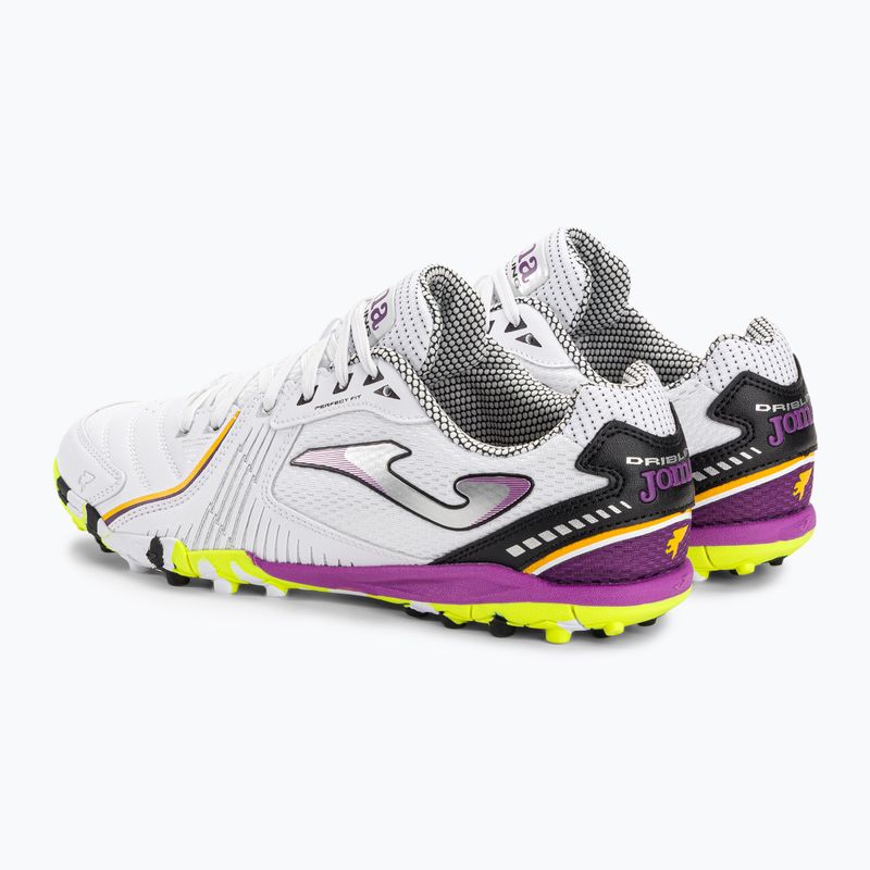 Férfi Joma Dribling TF futballcipő fehér/fekete 4
