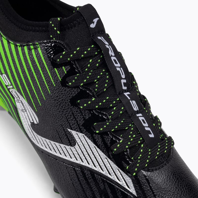 Joma Propulsion Cup FG fekete/zöld fluor férfi futballcipő 8