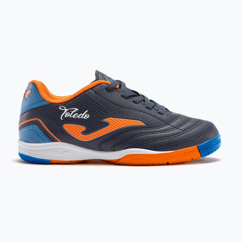 Gyermek focicipő Joma Toledo Jr IN navy/narancs színben 11