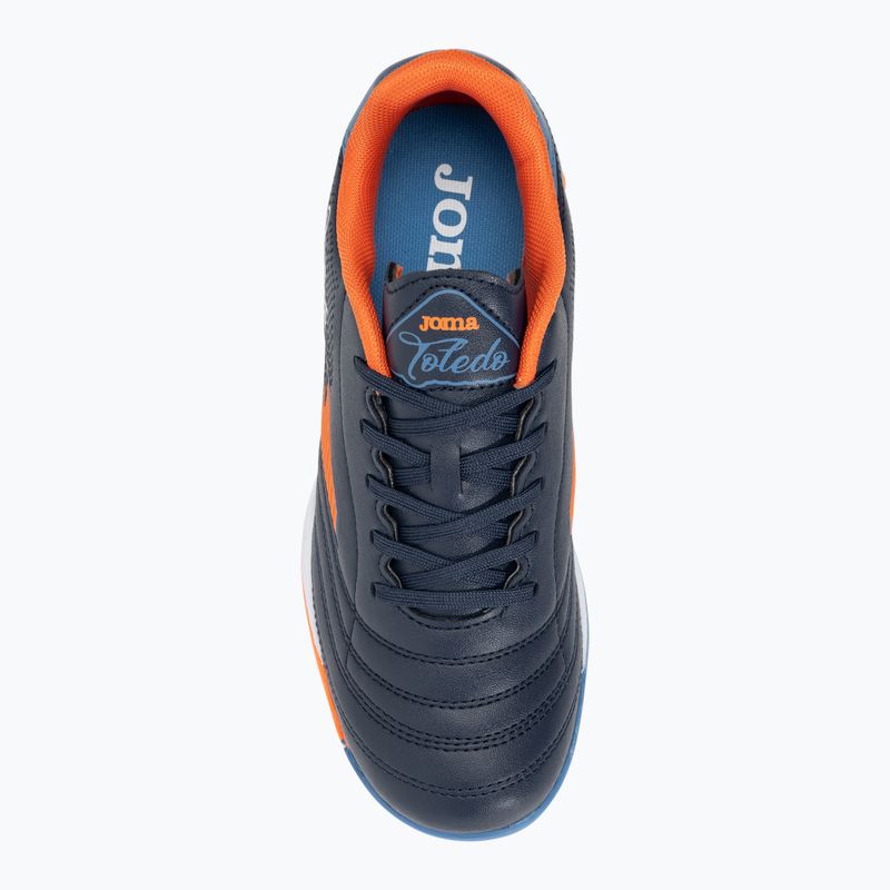 Gyermek focicipő Joma Toledo Jr IN navy/narancs színben 6