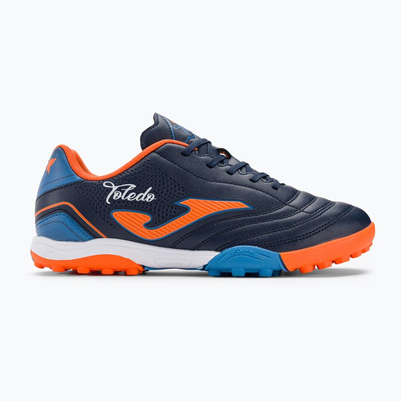 Gyermek focicipő Joma Toledo Jr TF navy/narancs színű 2