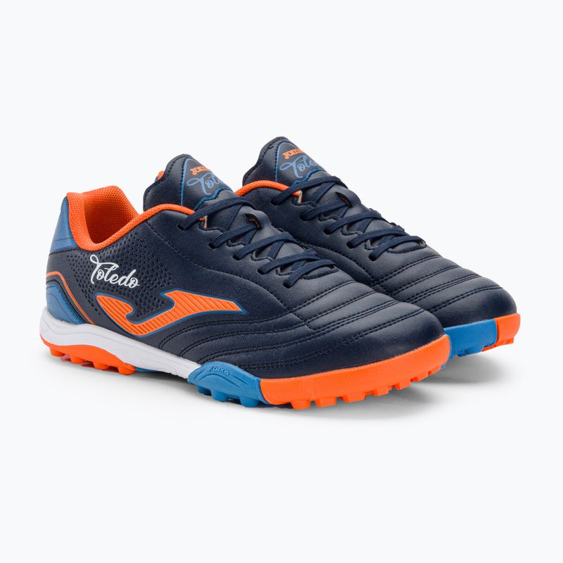 Gyermek focicipő Joma Toledo Jr TF navy/narancs színű 4