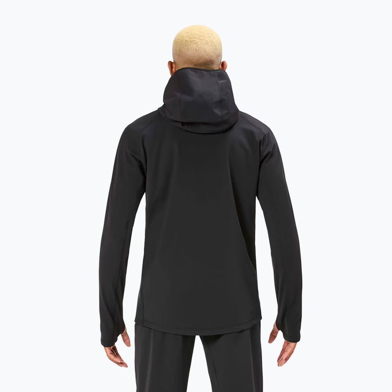 Férfi NNormal Active Warm meleg svart/fekete futókabát 3