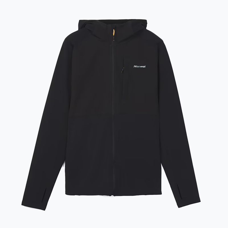 Férfi NNormal Active Warm meleg svart/fekete futókabát 4