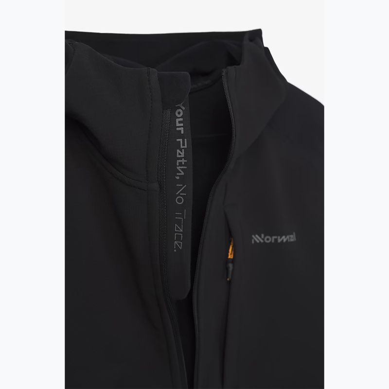 Férfi NNormal Active Warm meleg svart/fekete futókabát 5
