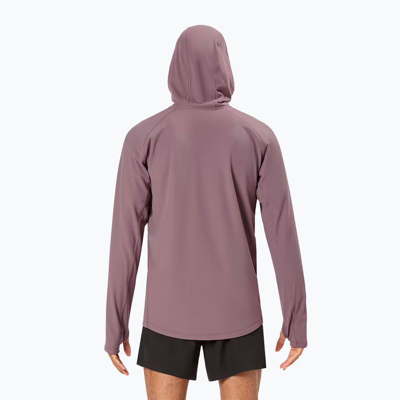 Férfi NNormal Active Warm albergini/lila futókabát 3