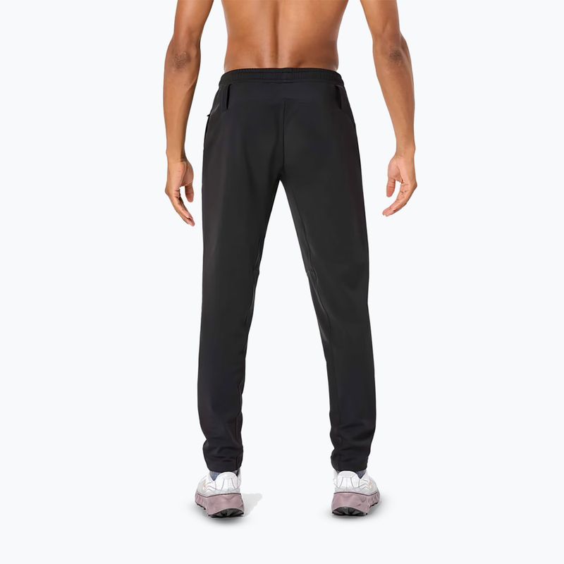 Férfi NNormal Active Warm meleg svart/fekete futónadrág 2