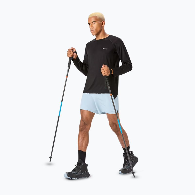 Férfi NNormal Merino futó hosszú ujjú fekete 2