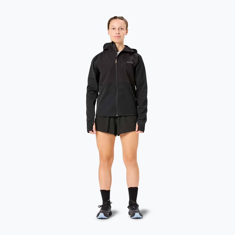Női futódzseki NNormal Active Warm svart/fekete 2