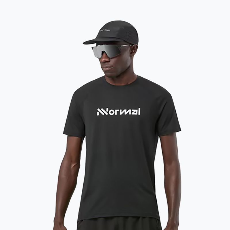 Férfi NNormal Race futópóló fekete