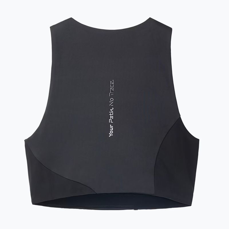 Női futó felső NNormal Trail Cropped Top fekete 8