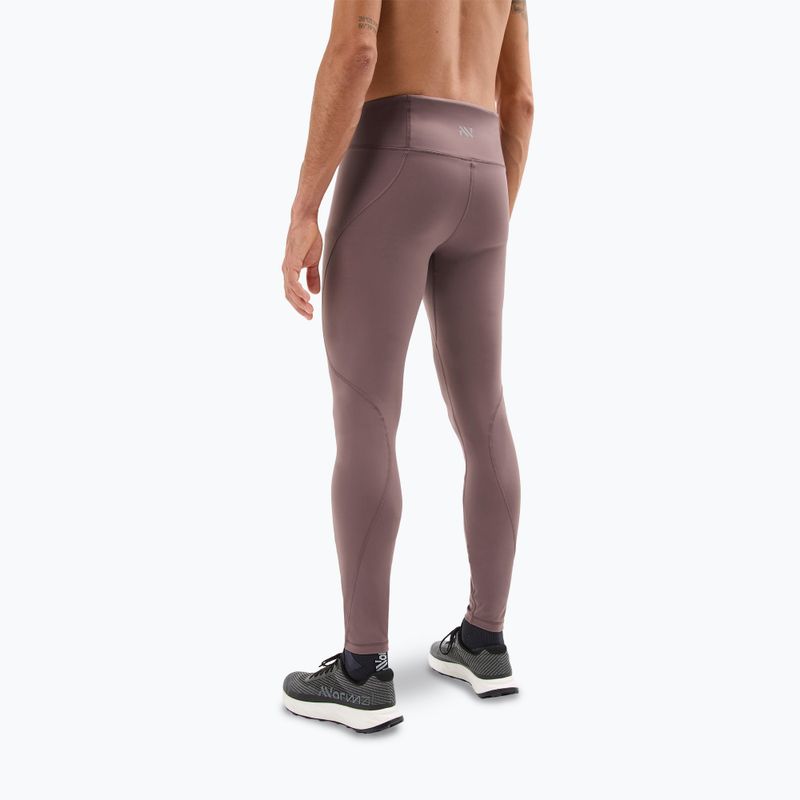 Férfi futó leggings NNormal Active lila 3