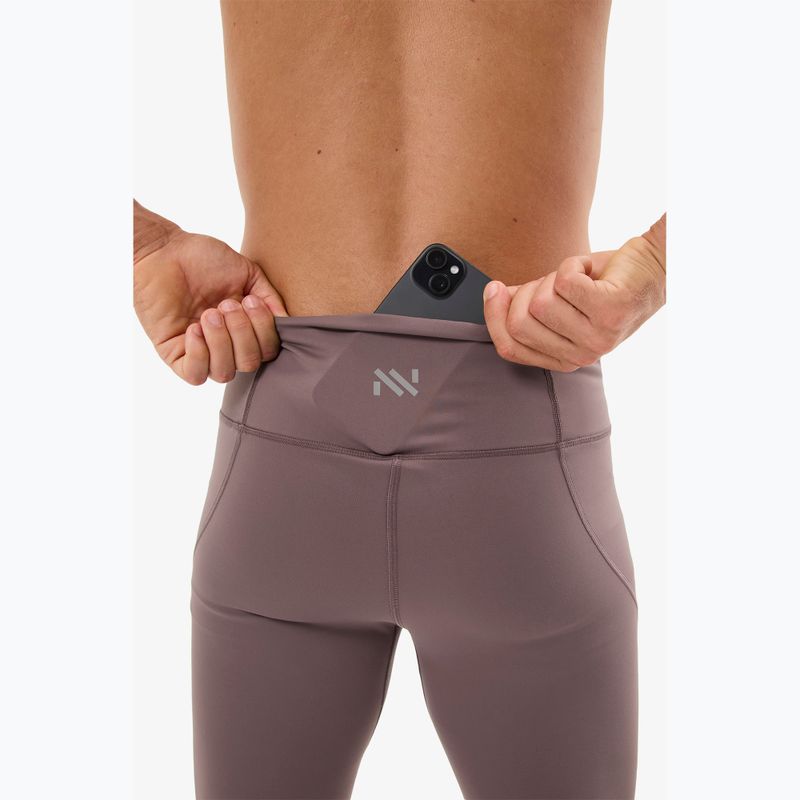 Férfi futó leggings NNormal Active lila 6