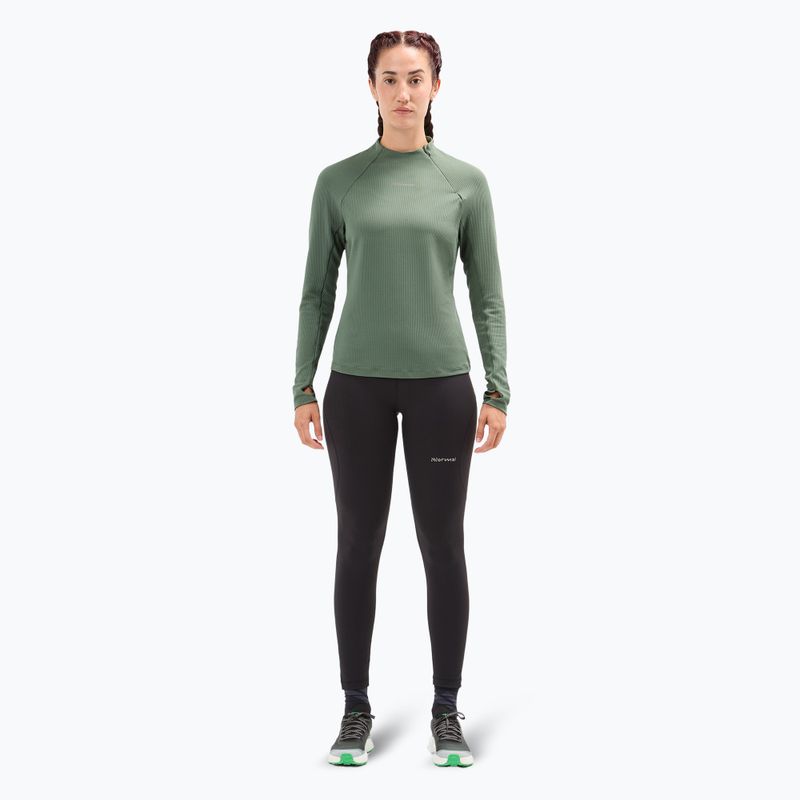 Női futó leggings NNormal Active fekete 2