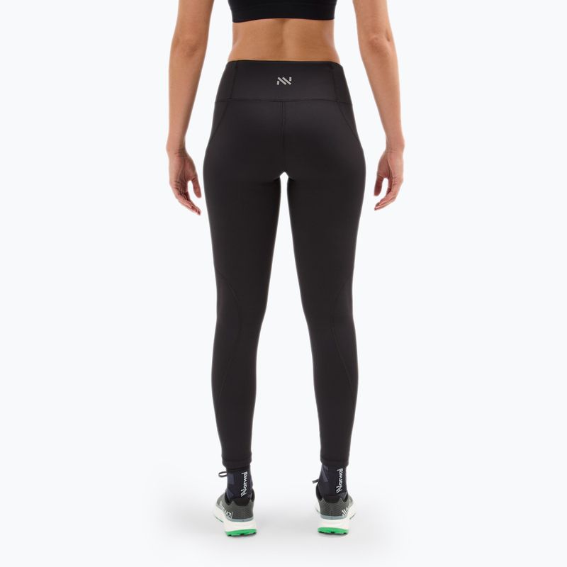 Női futó leggings NNormal Active fekete 3