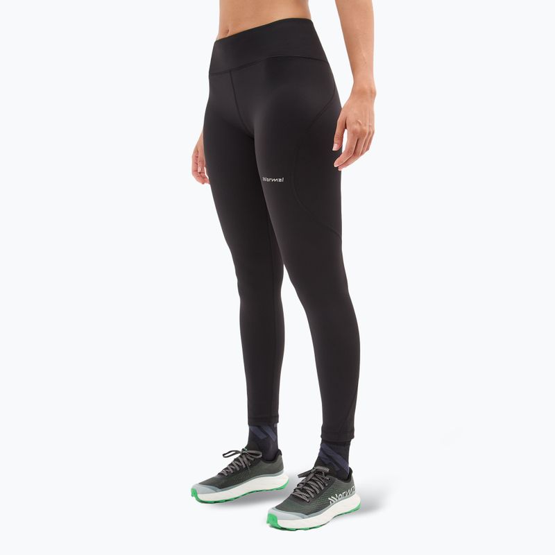 Női futó leggings NNormal Active fekete 4