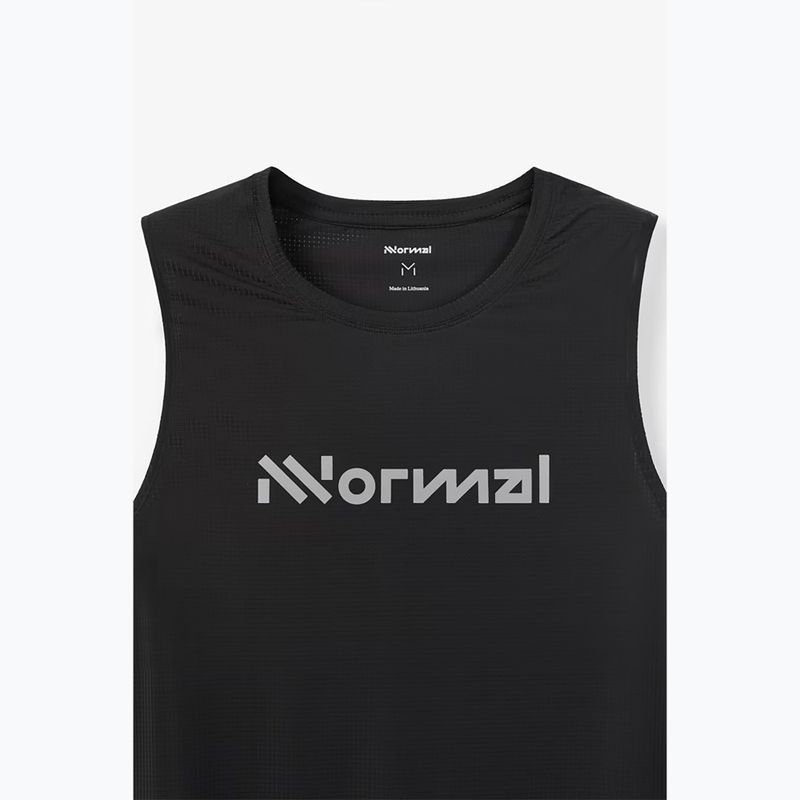 Férfi NNormal Race Tank futópóló fekete 5