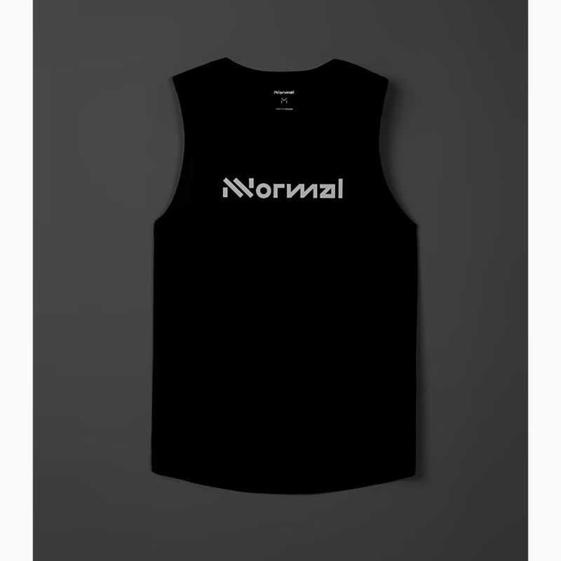 Férfi NNormal Race Tank futópóló fekete 6