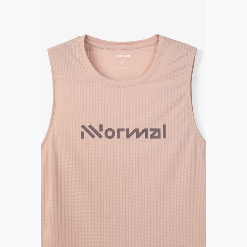 Férfi NNormal Race Tank poros rózsaszín futópóló 4