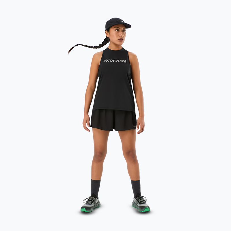 Női futópóló NNormal Race Tank fekete 2