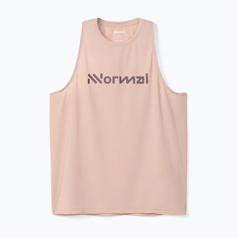 Női NNormal Race Tank poros rózsaszín futópóló 3