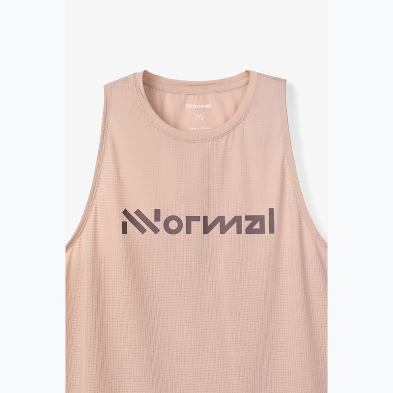 Női NNormal Race Tank poros rózsaszín futópóló 4
