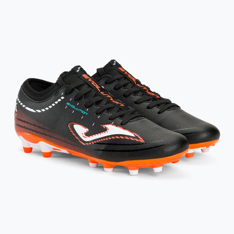 Férfi Joma Evolution FG futballcipő fekete/narancs 4