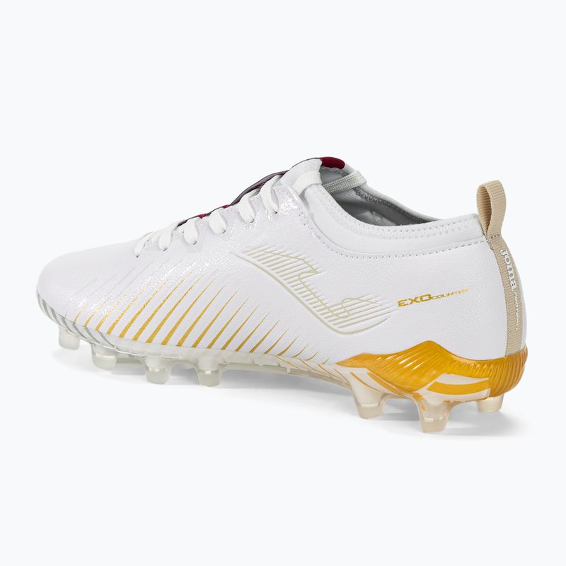 Joma Propulsion Cup FG férfi futballcipő fehér/arany 3