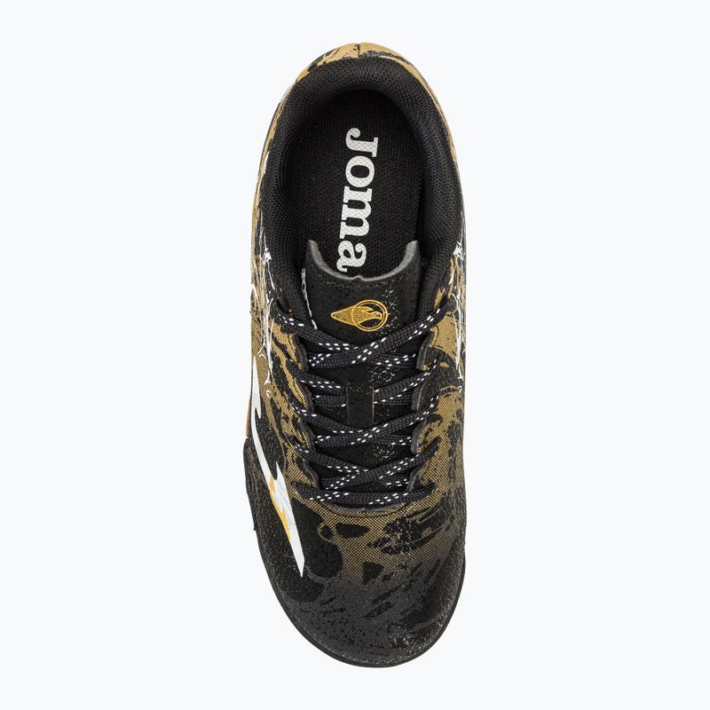 Gyermek focicipő Joma Super Copa Jr TF black/gold 5