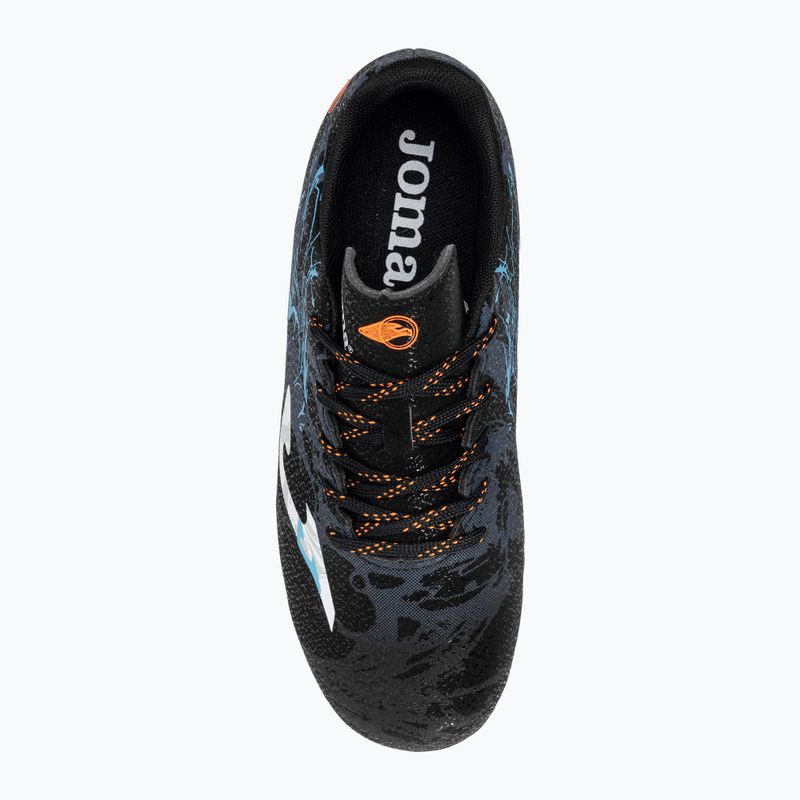 Gyermek focicipő Joma Super Copa Jr AG black/turquoise 6