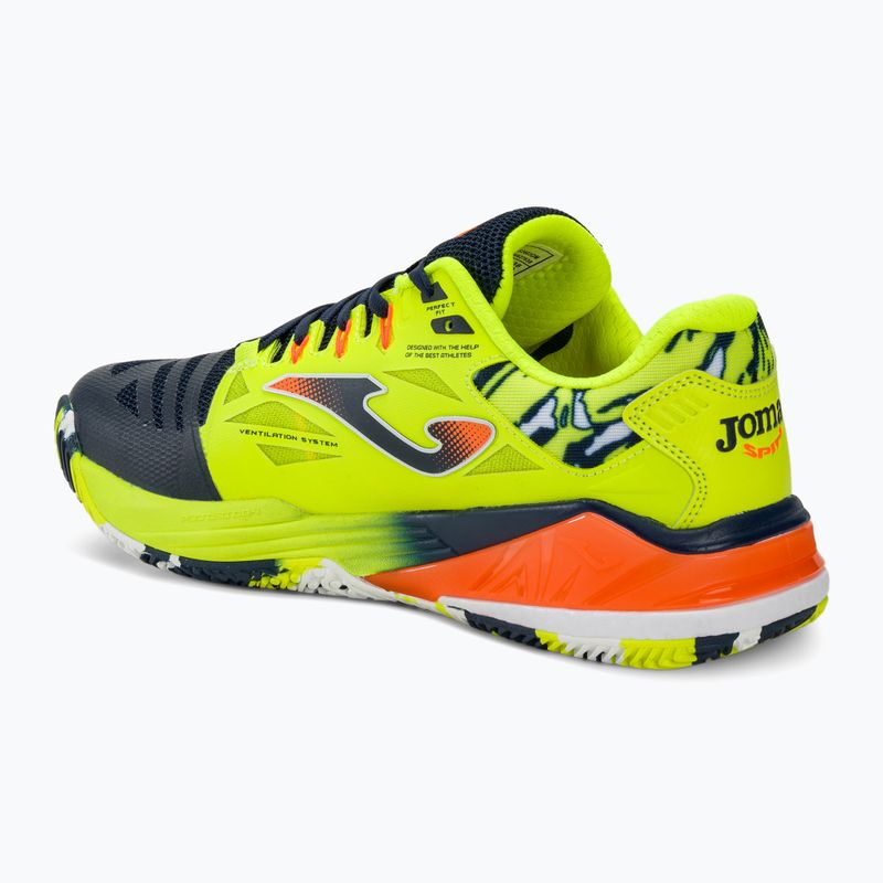 Padel cipő Férfi Joma Spin OM navy/lemon fluor 3