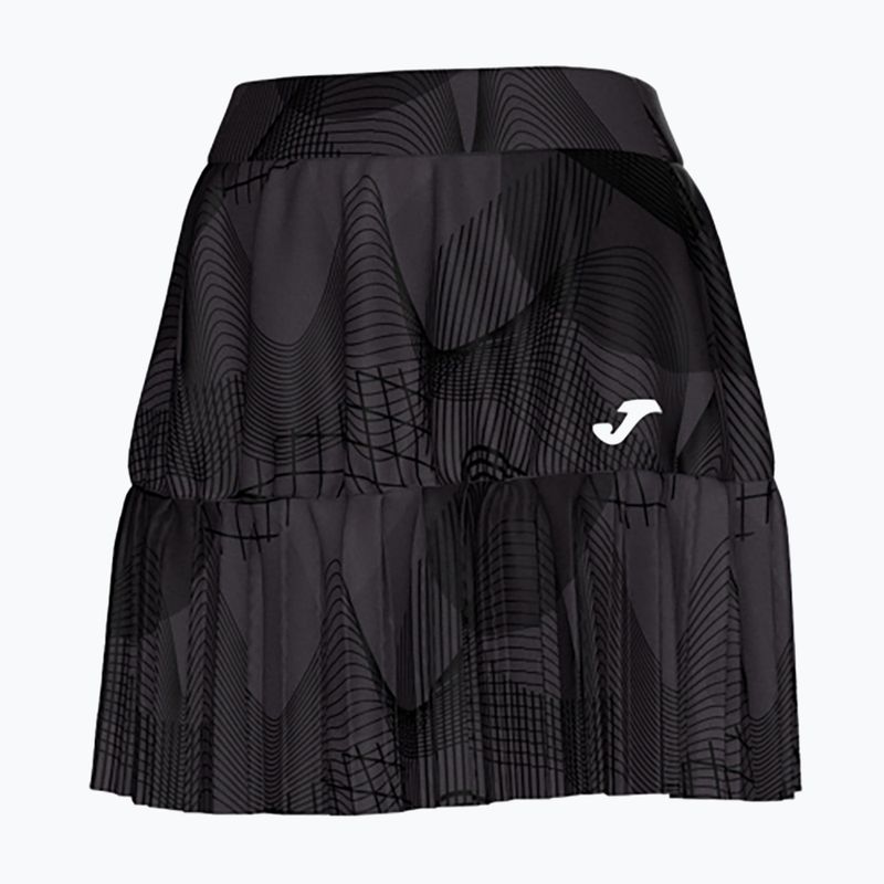 Tenisz szoknya Joma Challenge black/grey 3