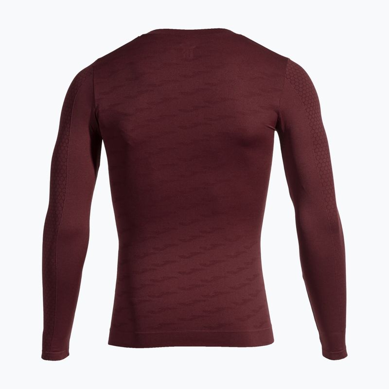 Férfi termoaktív pulóver Joma Classic burgundy 3